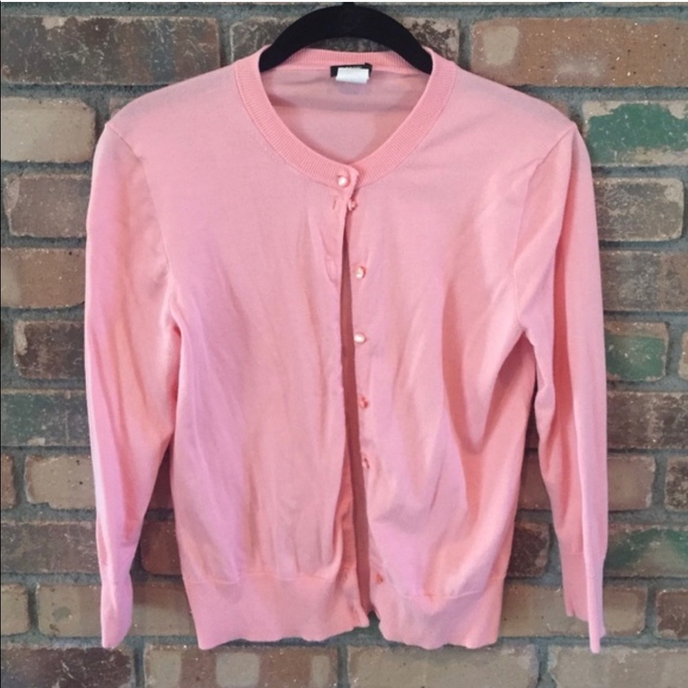 J.Crew Pink Cardigan